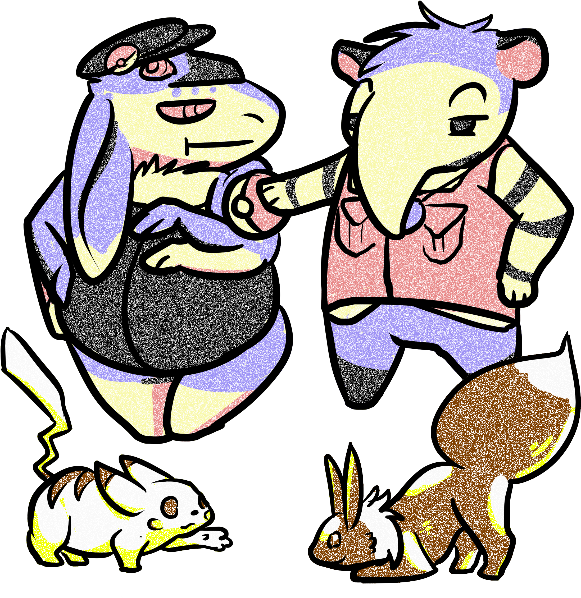 Rival Antonio Wants To Fight - Cartoon Clipart (2500x2500), Png Download