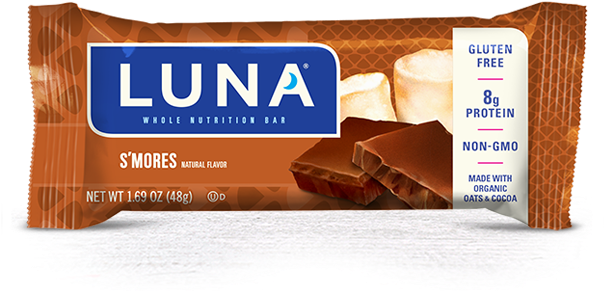 S'mores Flavor - Luna Bars Smores Clipart (625x510), Png Download