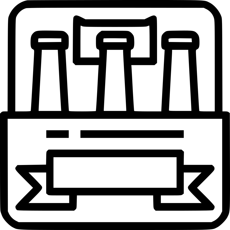 Pack Bottle Package Six Comments - Icon Clipart (980x980), Png Download