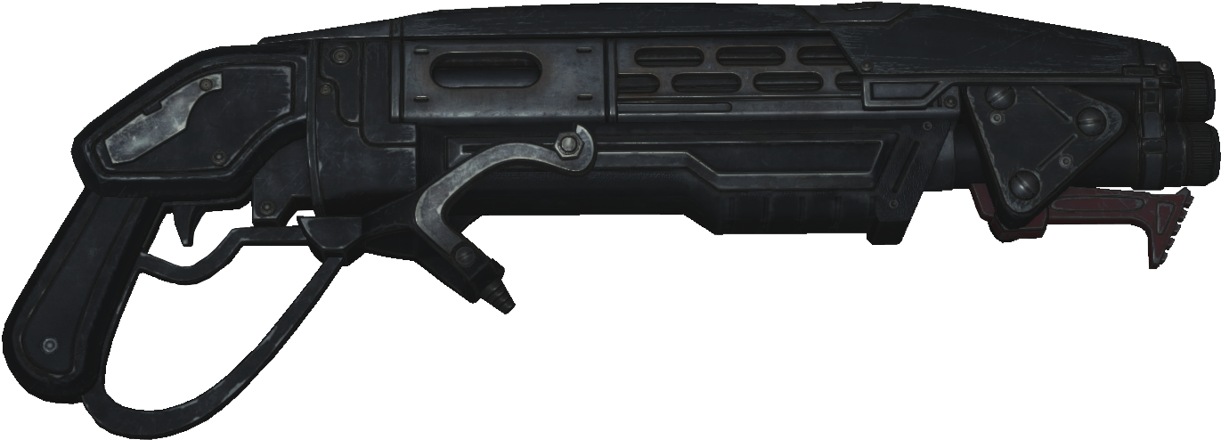 Gnasher Shotgun - Gears Of War Snub Pistol Clipart (1437x569), Png Download