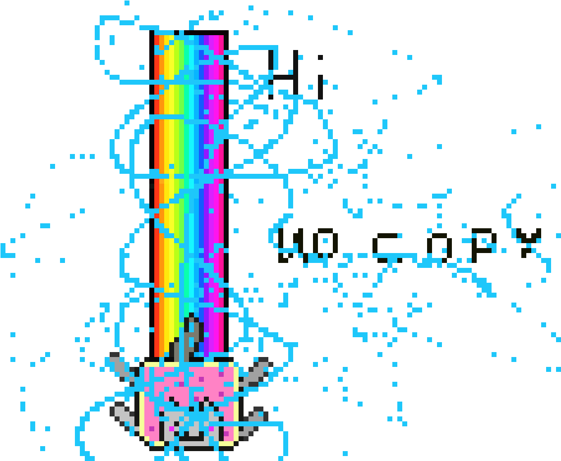 Nayan Cat The Idiot Cat - Illustration Clipart (1170x940), Png Download