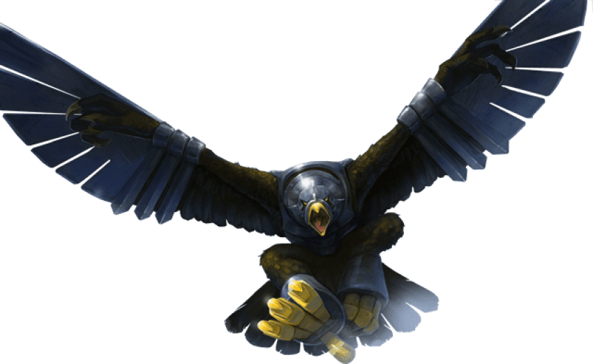 Free Png Download Fantasy Art Large Bird Png Images - Runescape Armadyl Clipart (850x522), Png Download