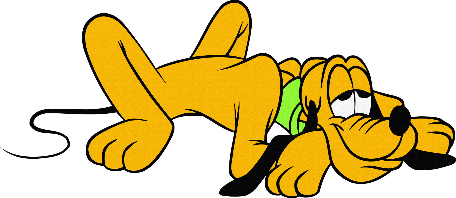 Disney Pluto Png Transparent Images - Pluto Disney Love Clipart (1600x695), Png Download