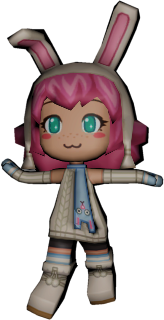 Beebee Test Render - Cartoon Clipart (599x1125), Png Download