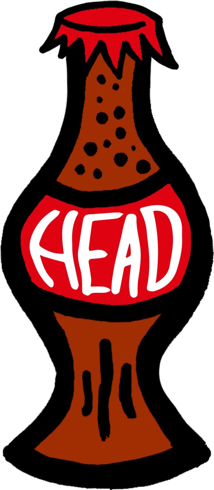 R - A - J - Original Coke Head Pullover Hoodie // Embroidery - Glass Bottle Clipart (2048x2048), Png Download