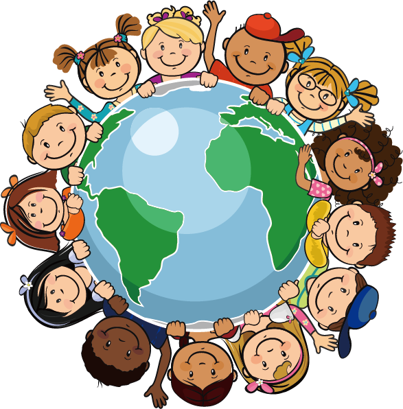 Universal Declaration Of Human Rights Childrens Convention - Worlds Children Day Clipart (587x596), Png Download
