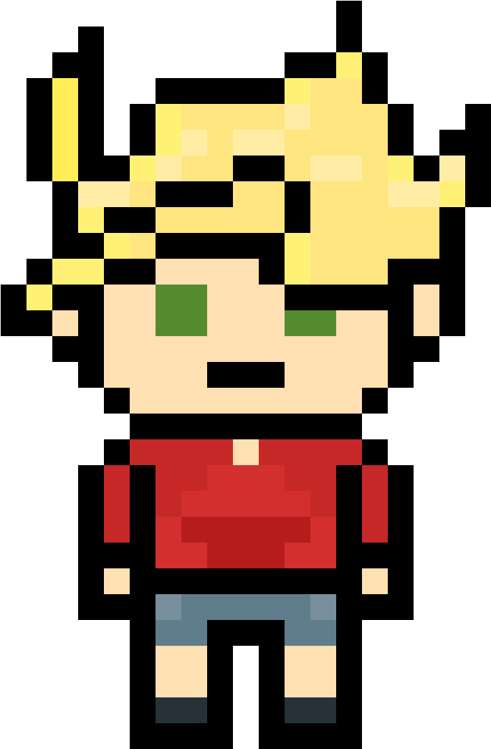 Shsl Critic - Kaito Momota Pixel Sprite Clipart (1184x1184), Png Download