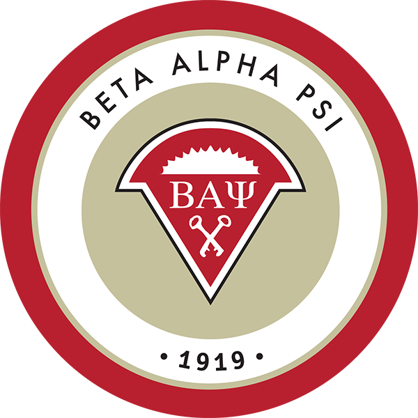 The Chapter Has Far Exceeded The Baseline Requirements - Beta Alpha Psi Logo Clipart (600x600), Png Download