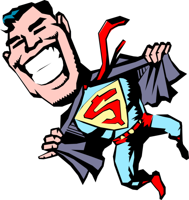 662 X 700 6 - Superhero Clipart (662x700), Png Download