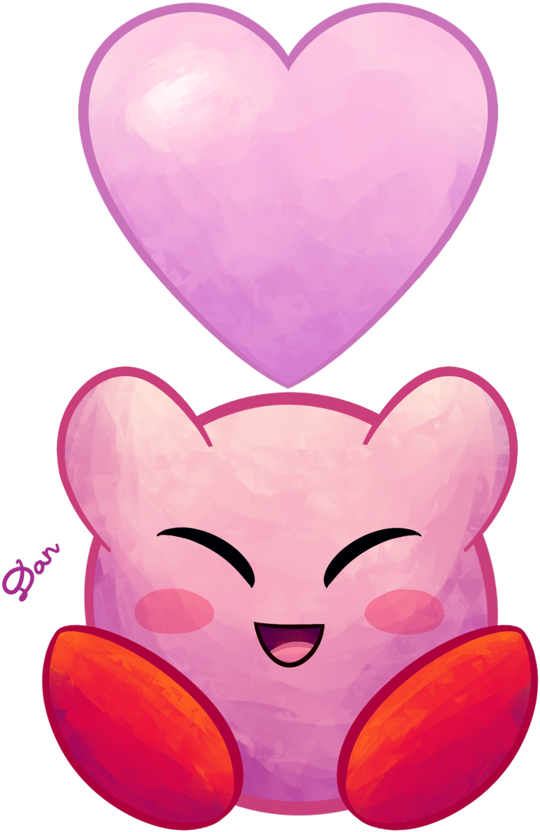 Leftright - Kirby Heart Transparent Clipart (979x1200), Png Download
