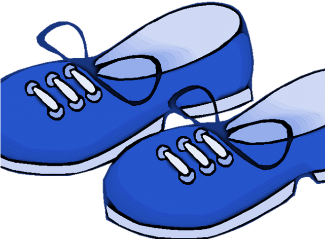 Gym Shoes Clipart Border - Girl Shoes Clipart Png Transparent Png (640x480), Png Download