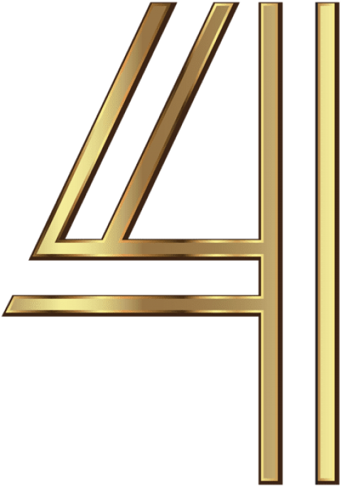 Free Png Download Number Four Golden Clipart Png Photo - Wood Transparent Png (480x686), Png Download