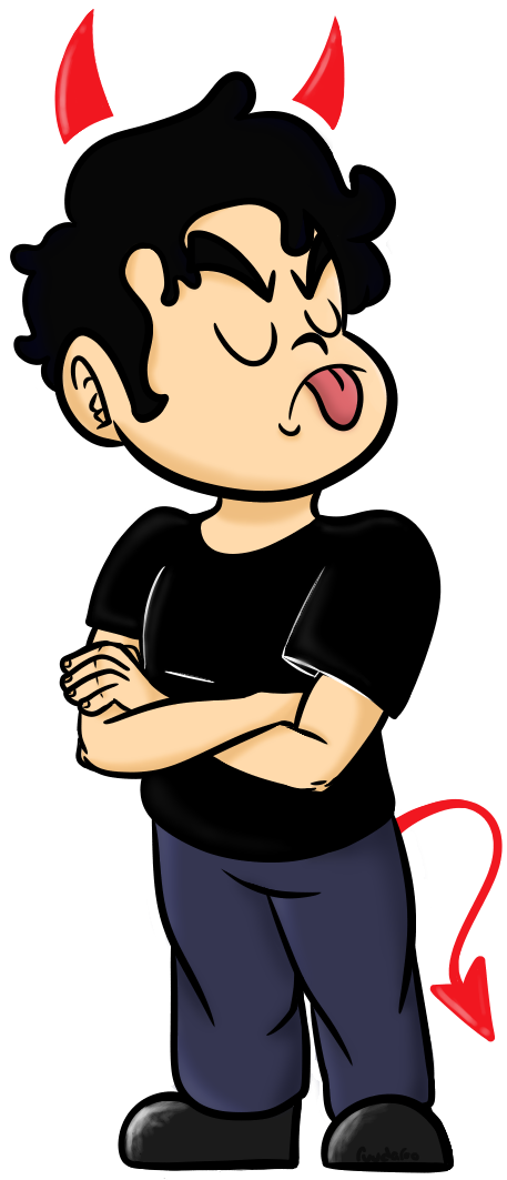 Shut The Hell Your Mouth - Cartoon Clipart (511x1080), Png Download