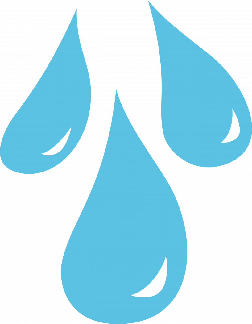 Raindrop Clipart - Water Droplets Clipart Png Transparent Png (817x1050), Png Download