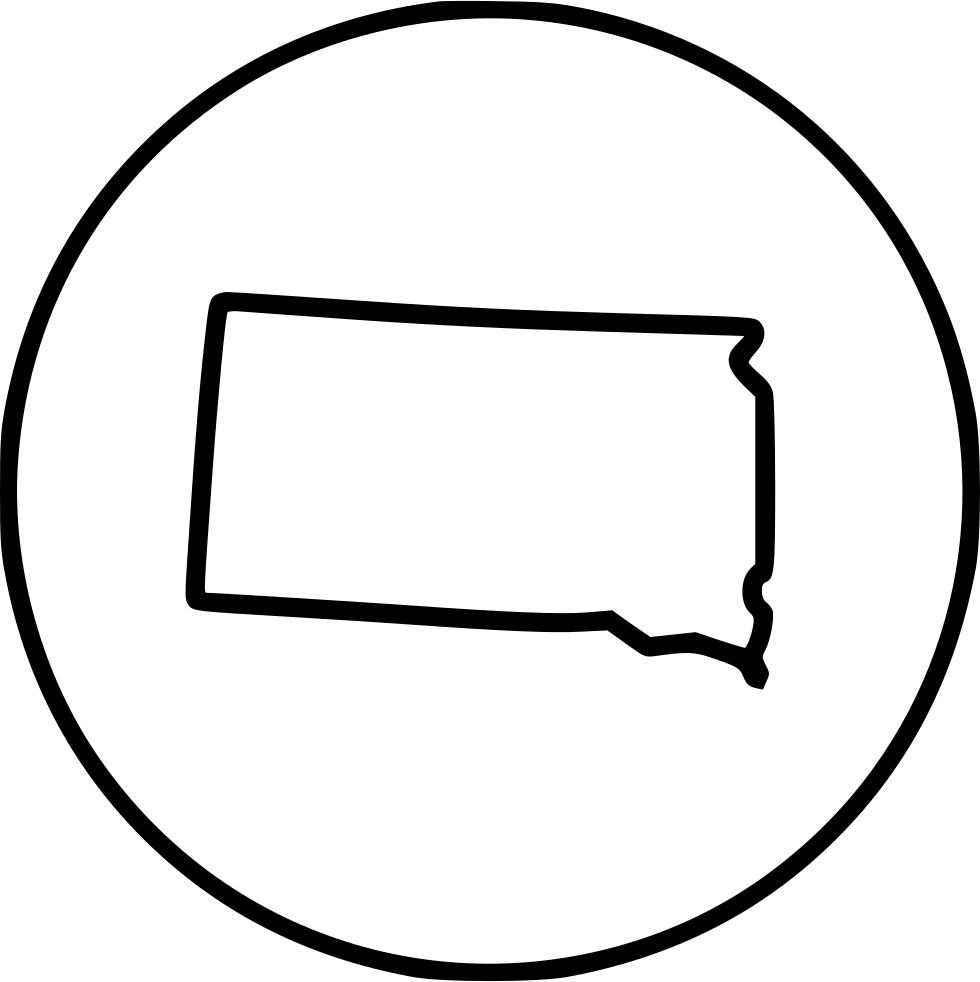 South Dakota Comments - Line Art Clipart (980x982), Png Download