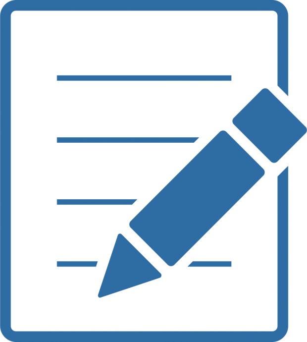 Access Syllabi Icon - Pencil Silhouette Transparent Clipart (620x690), Png Download