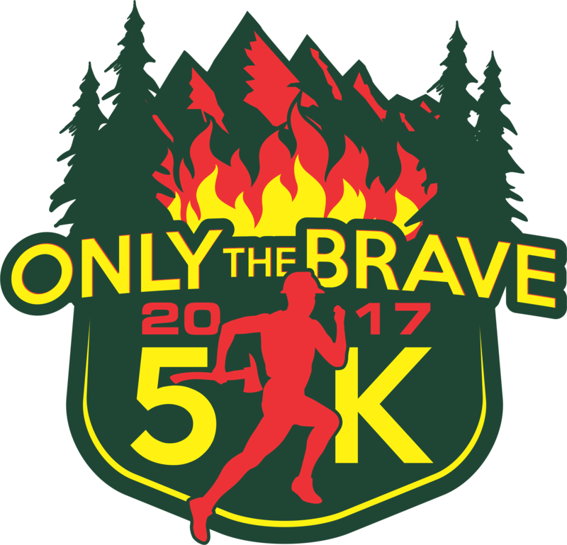 Only The Brave 5k Run - Emblem Clipart (800x769), Png Download