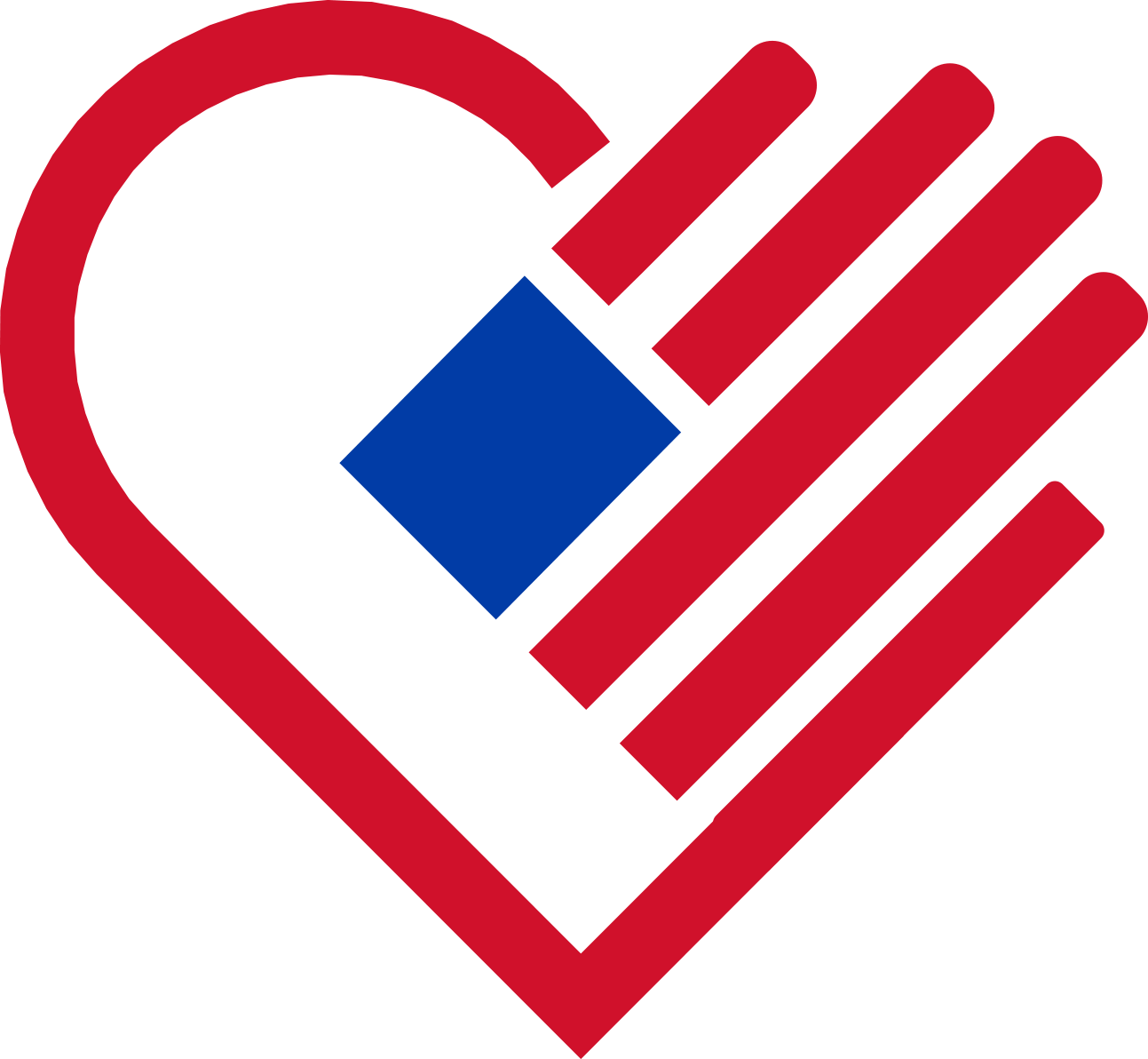 Heart For The Brave - Emblem Clipart (1293x1192), Png Download