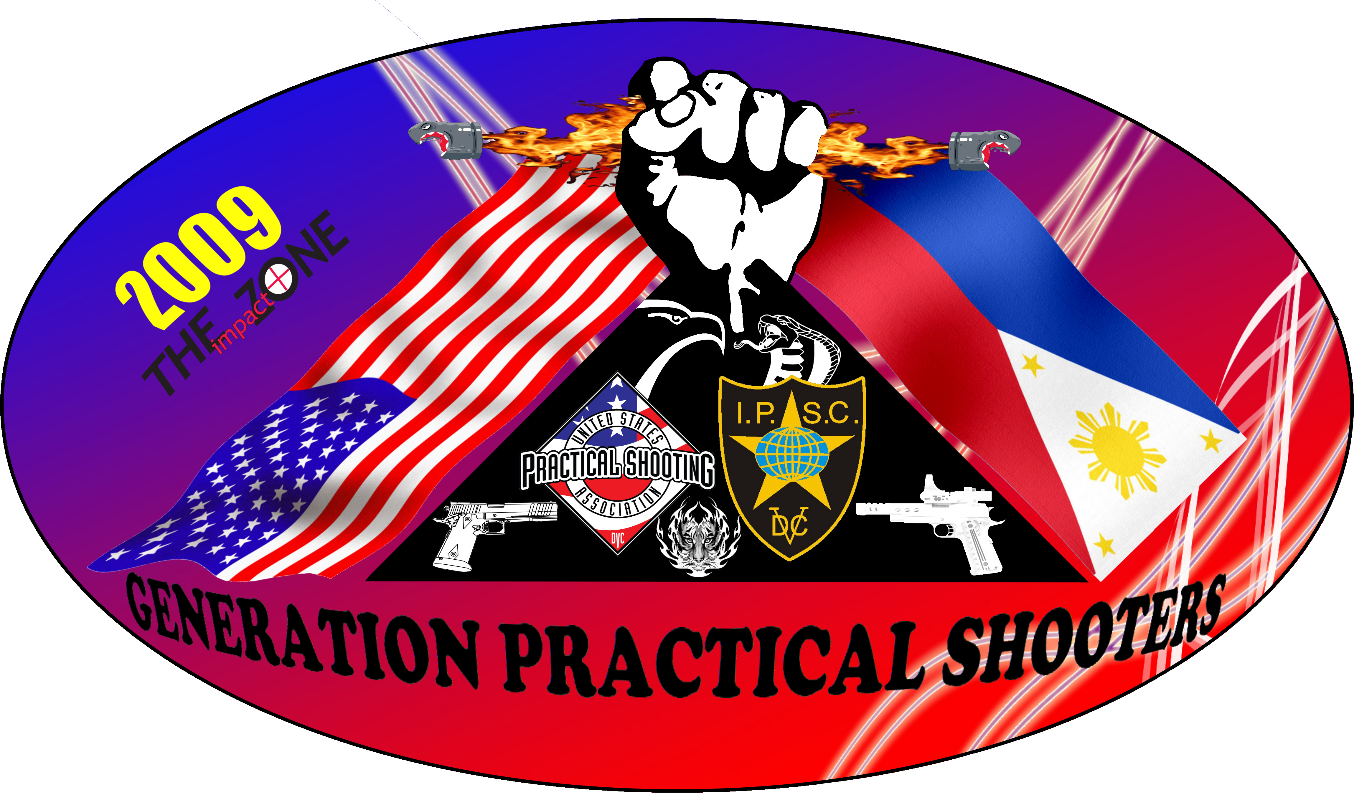 Shooter Clipart Practical Shooting - Emblem - Png Download (5000x2716), Png Download