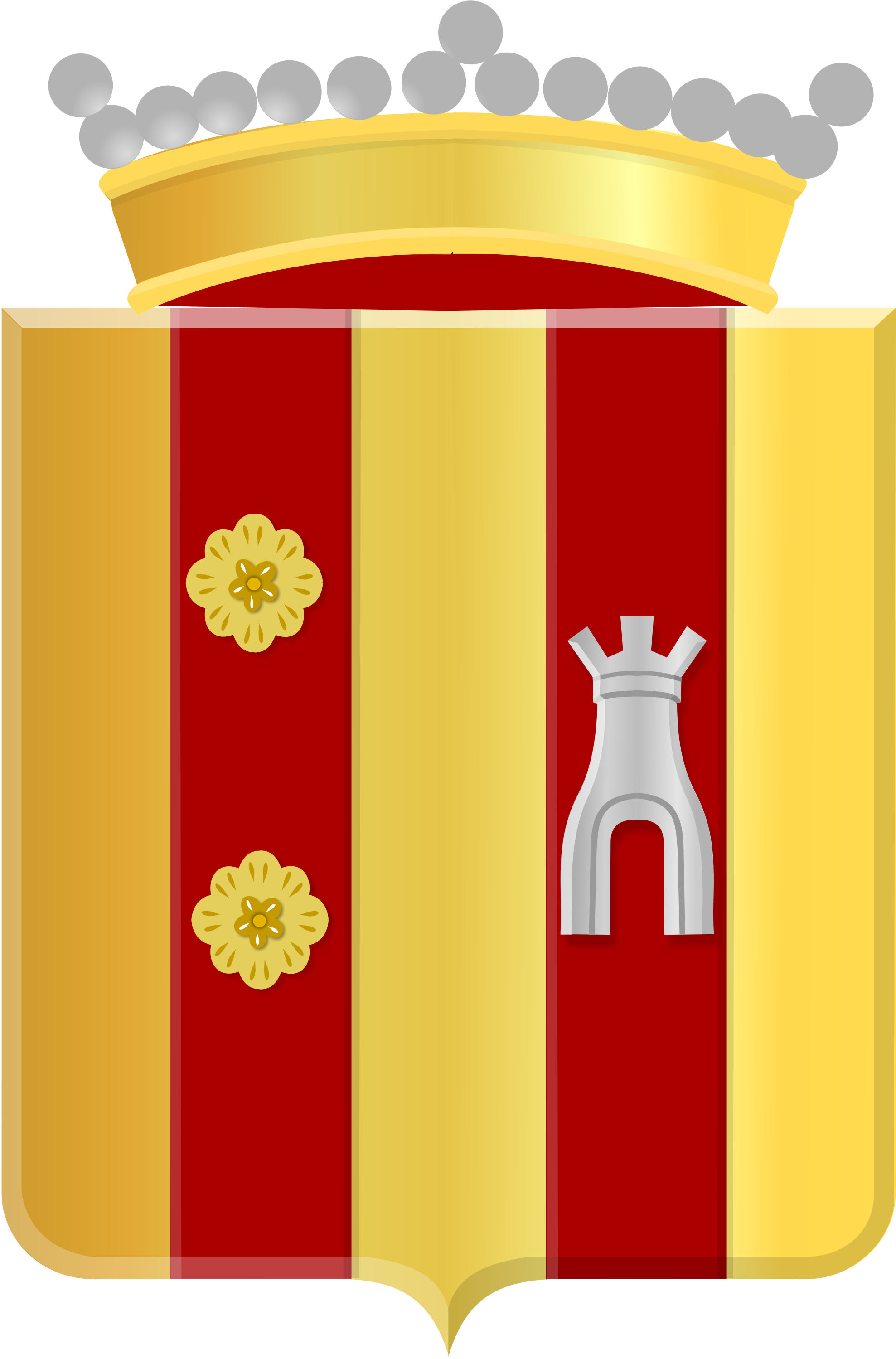 Open - Wapen Rozenburg Clipart (2000x3006), Png Download