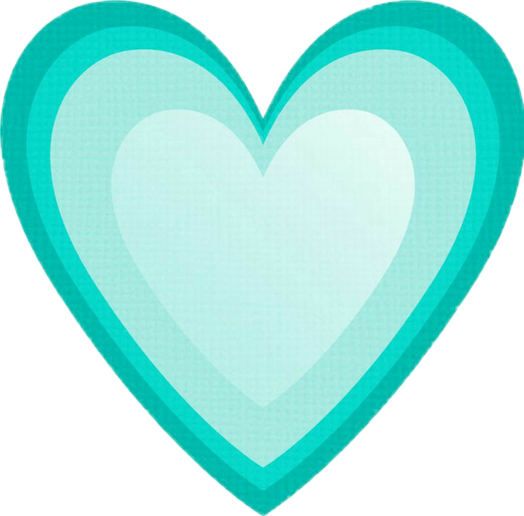 Transparent Teal Heart Turquoise Heart Clipart Full Size Clipart
