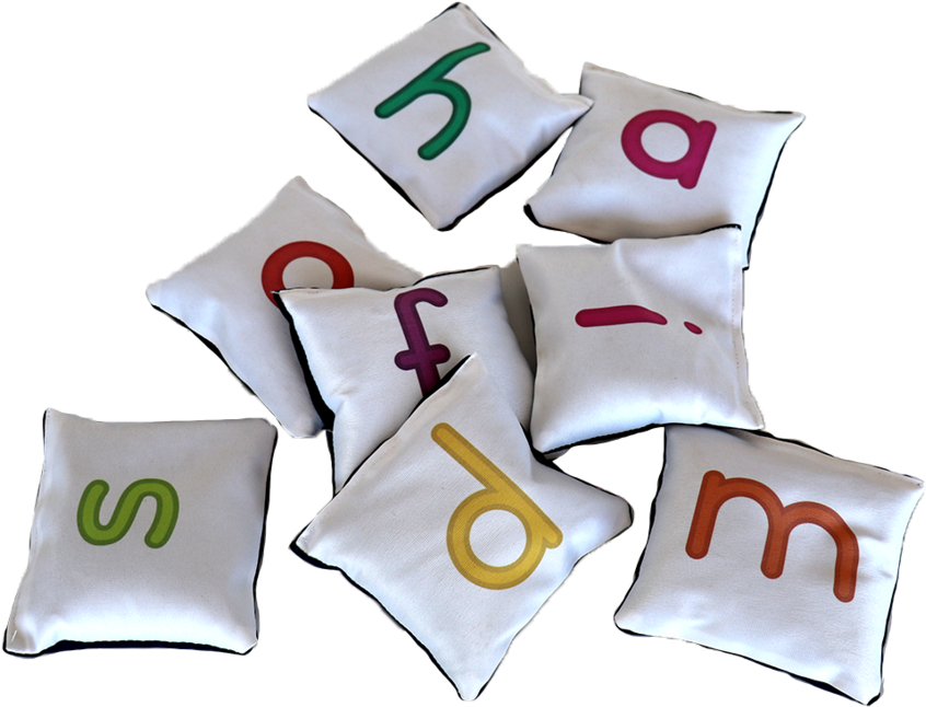Alphabet Bean Bags - Cushion Clipart (1024x1024), Png Download