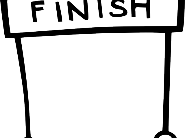 Finish Line Clipart Icon - Png Download (640x480), Png Download