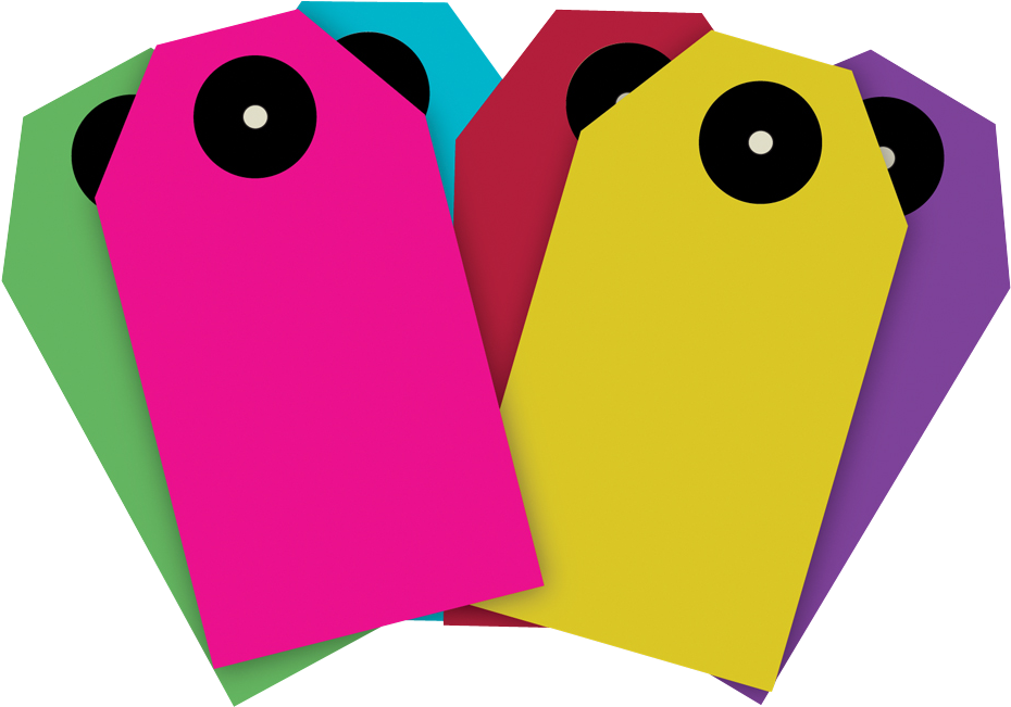 Spectrumtacular Recycled Gift Tags Clipart (1000x1000), Png Download