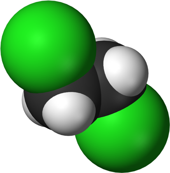 1,2-dichloroethane - Policloruro De Vinilo Molecula Clipart (640x649), Png Download