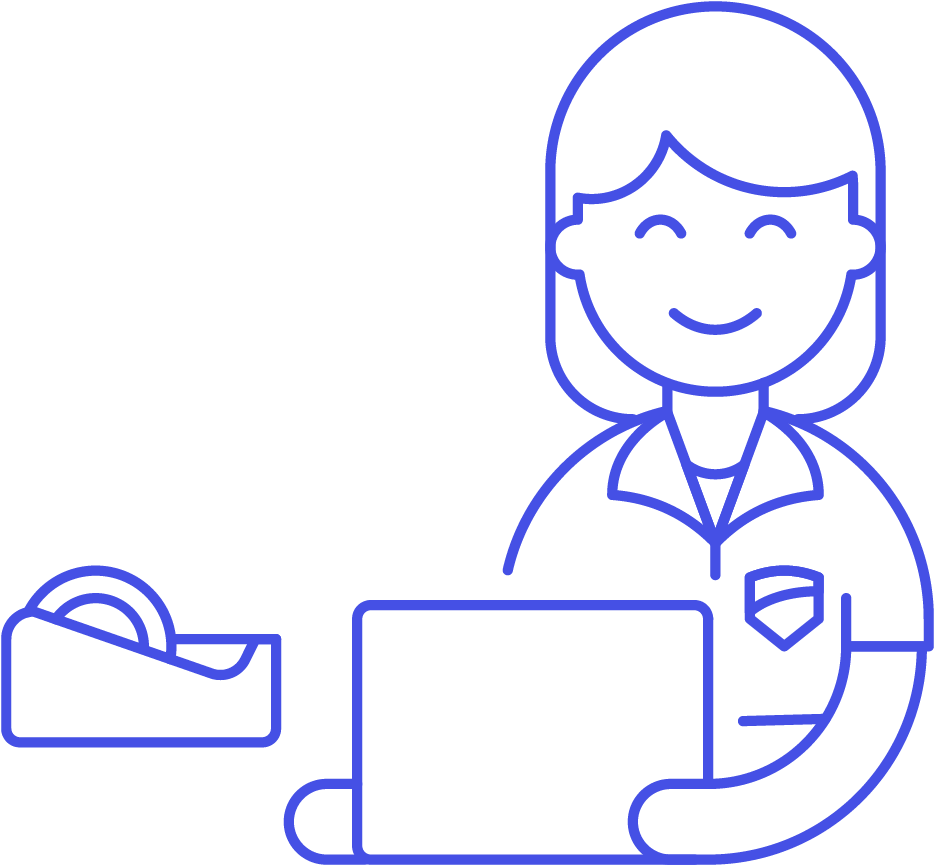 31 Mailman Female Caucasian - Cartoon Clipart (1025x1148), Png Download