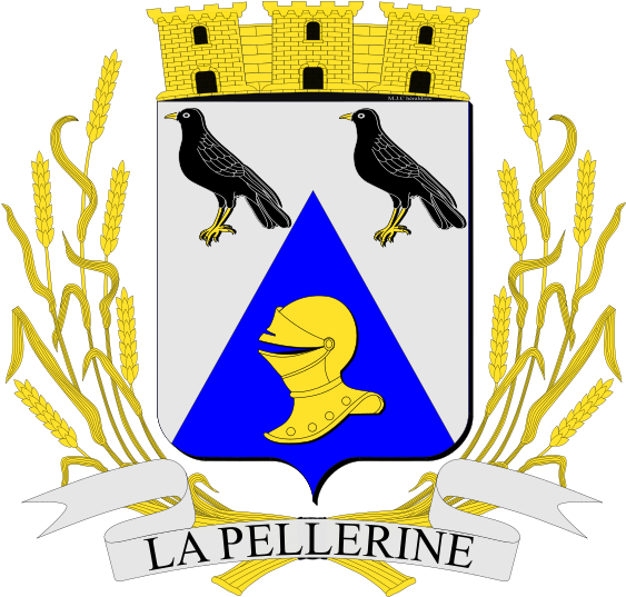 Blason Officiel La Pellerine - Blason Communes Mayenne Jc Molinier Clipart (580x560), Png Download