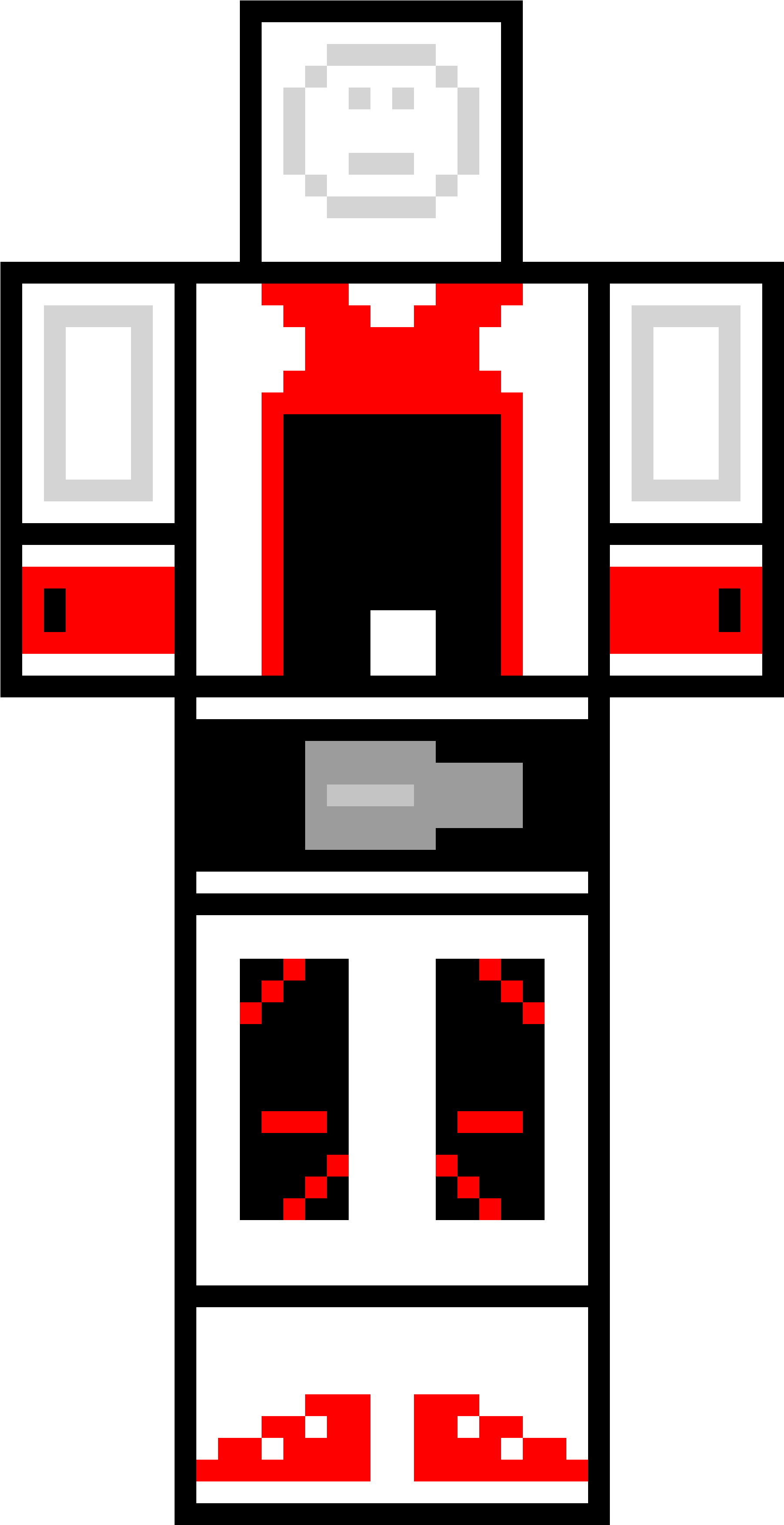 Rpg Powerlifter Clipart (2000x3650), Png Download