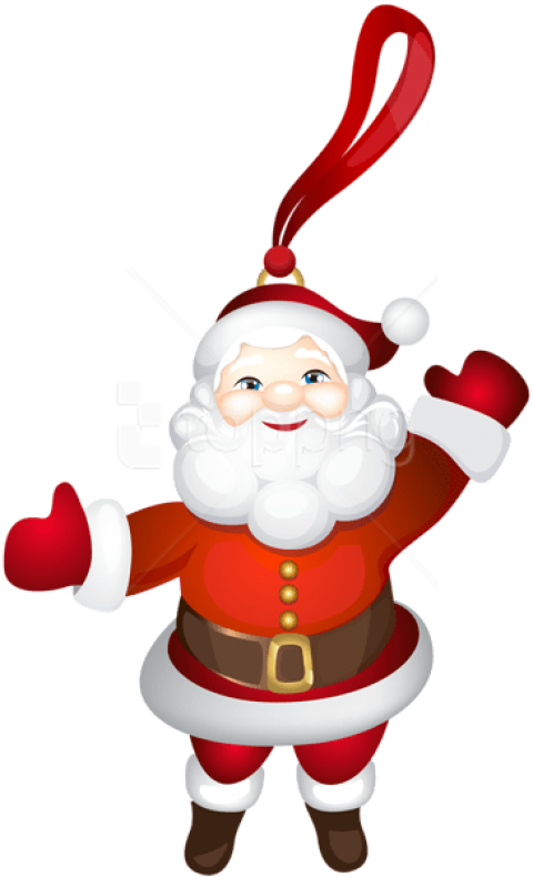 Free Png Santa Claus Ornament Png - Clip Art Transparent Santa (480x790), Png Download