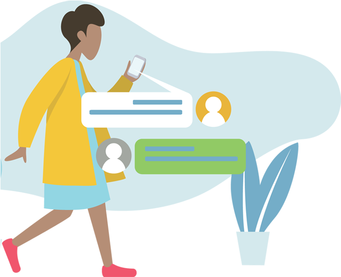 Flexible Work Community - Illustration Clipart (700x622), Png Download