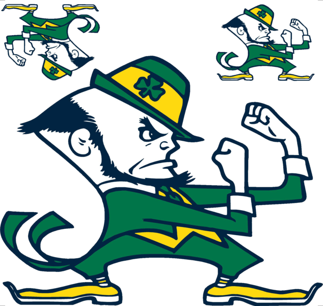 Fighting Irish - Notre Dame Fighting Irish Clipart (634x600), Png Download