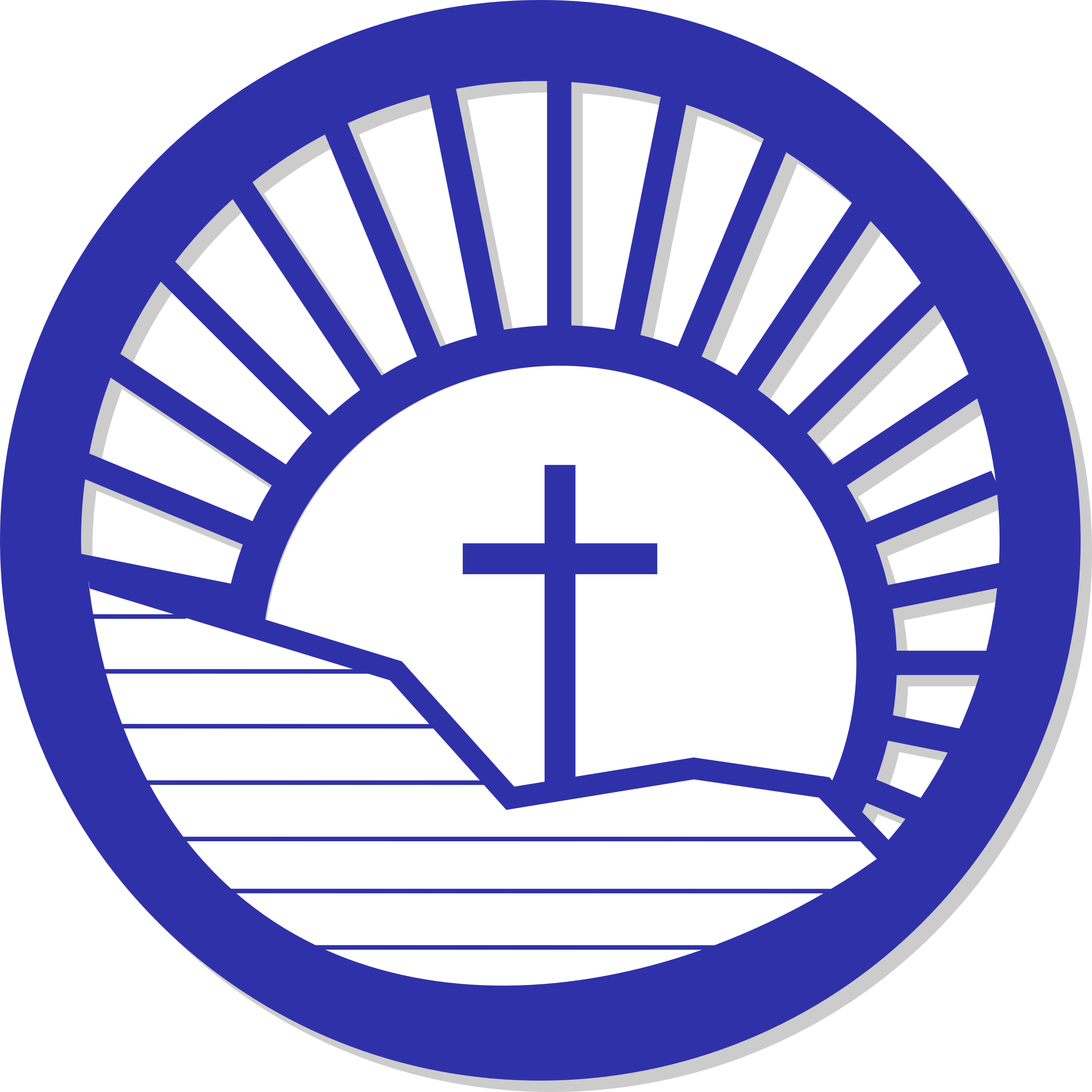 This Free Icons Png Design Of Cross In Circle Clipart (2400x2400), Png Download