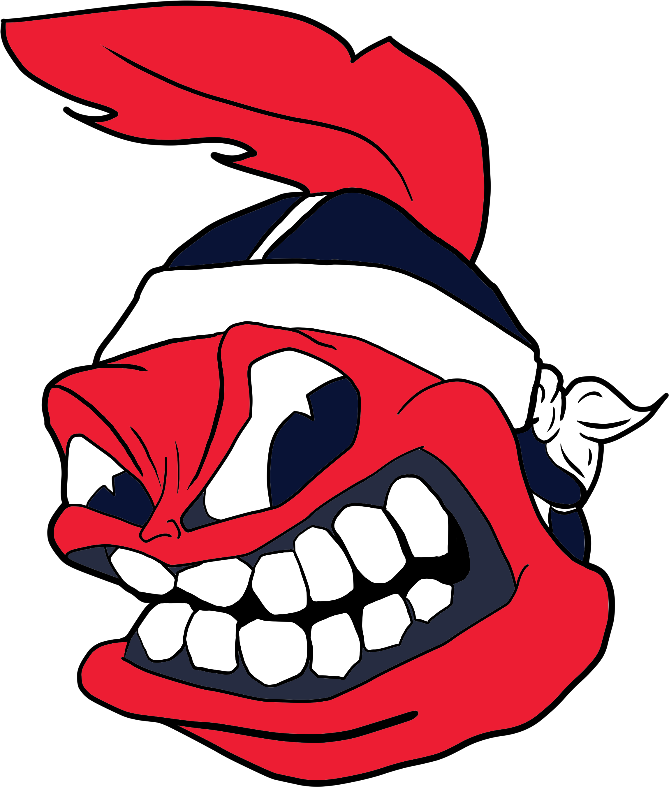 Chief Wahoo Wikipedia - Logo De Indio Cleveland Clipart (2400x3600), Png Download