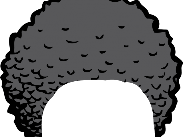 Haircut Clipart African American Hair Salon - Afro Wig Clipart - Png Download (640x480), Png Download
