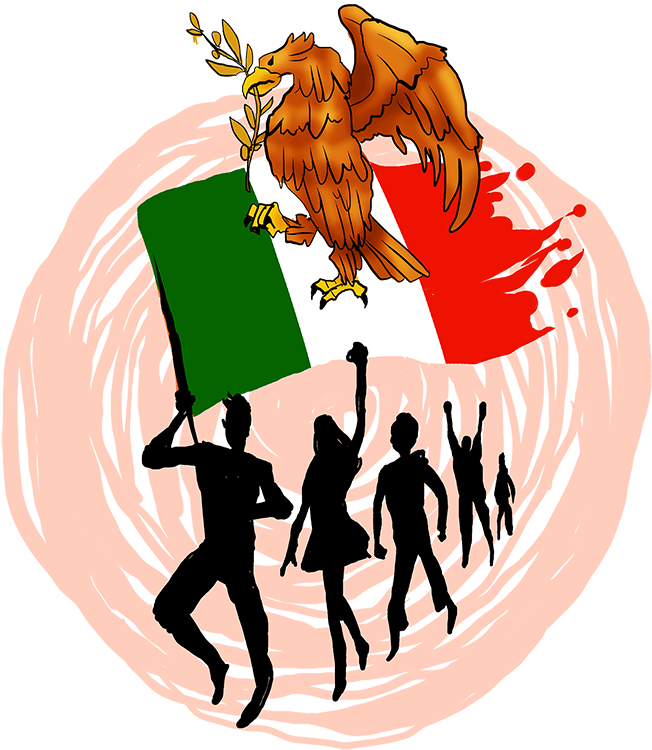 Why Not March For Mexico - Illustration Clipart (690x800), Png Download
