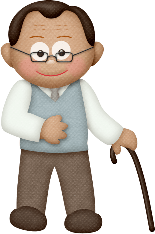 Vovô Desenho Png Clipart (540x800), Png Download