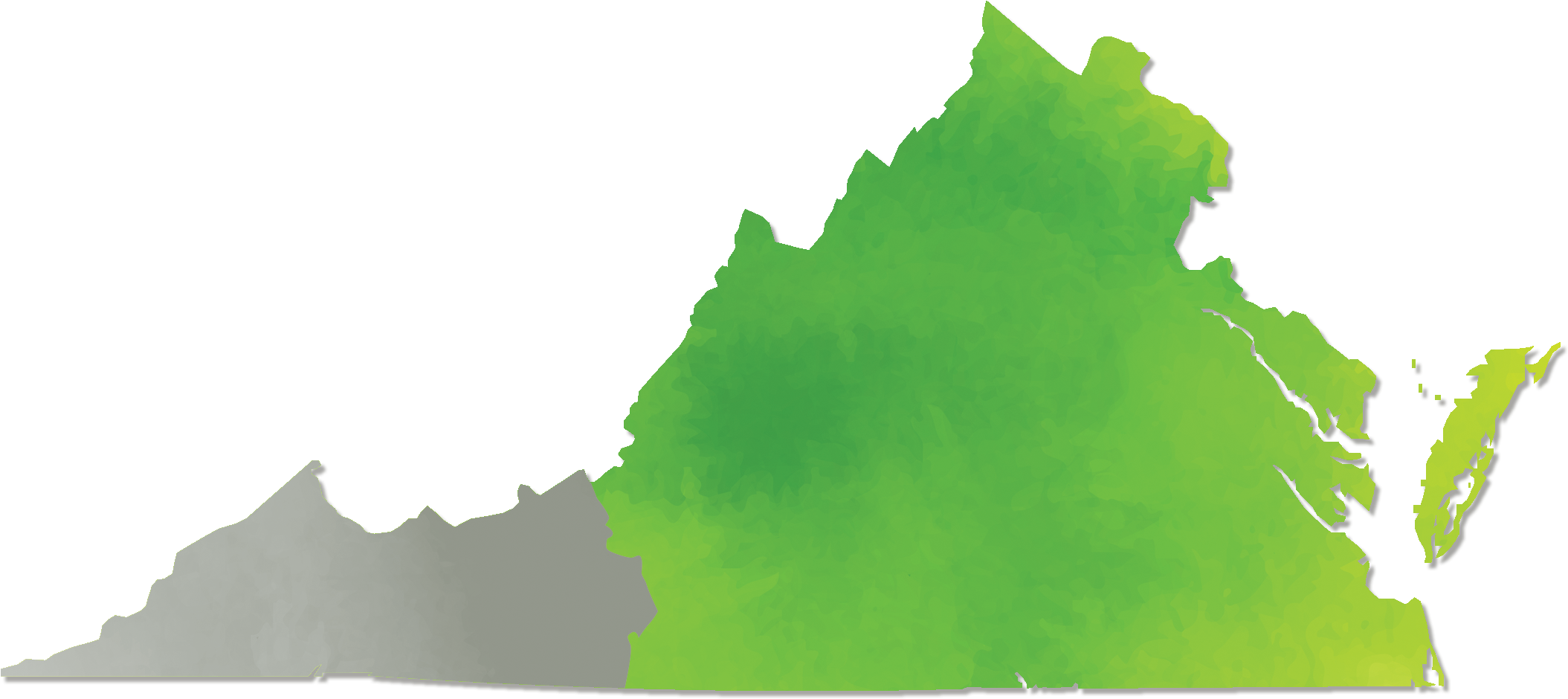 Bishop Sharma D - Virginia Electoral Map 2018 Clipart (2250x1050), Png Download
