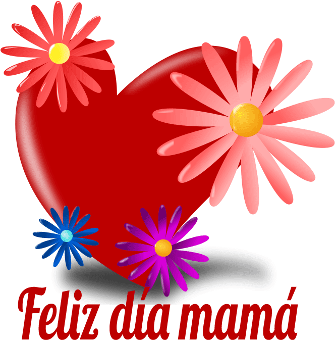 Feliz Día De La Madre Para Imprimir - Human Heart Organ Donation Rangoli Clipart (753x714), Png Download
