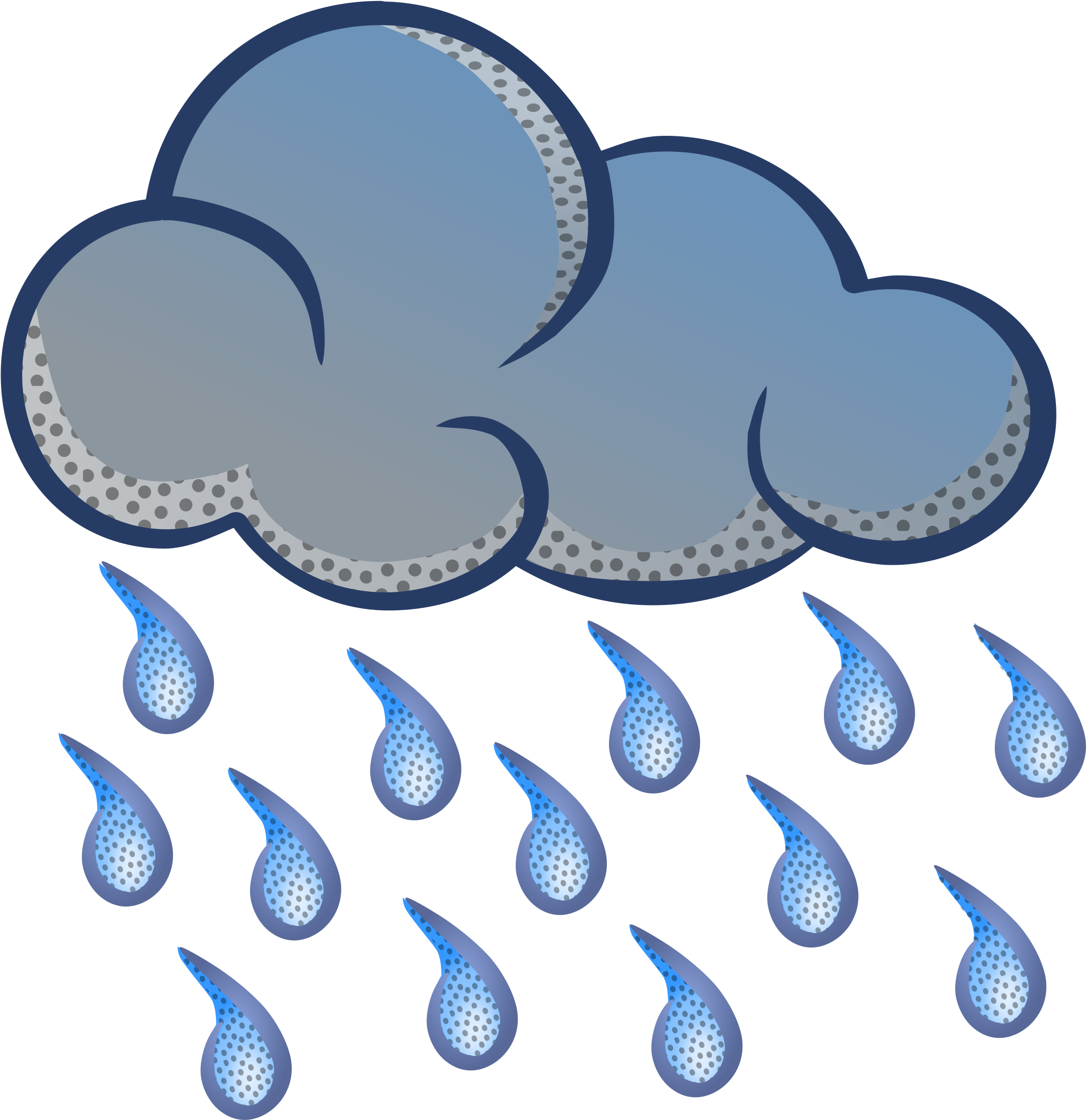 Clipart Of Partly, Beginning And Evening - Png Download (2319x2400), Png Download