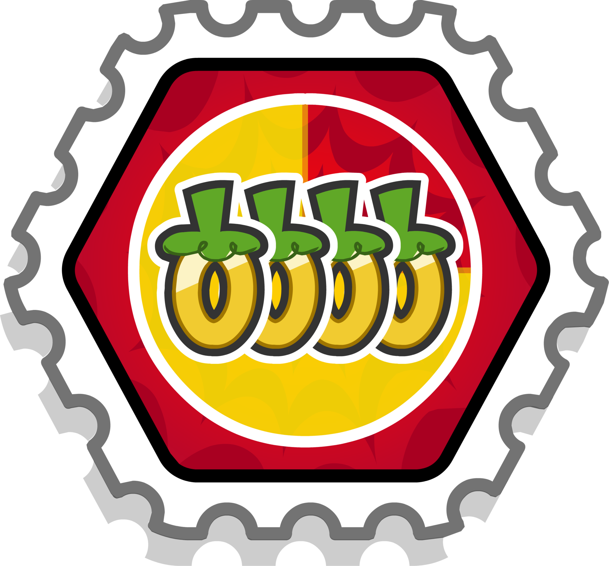 Club Penguin Ice Fishing Shock King Clipart (2000x1859), Png Download