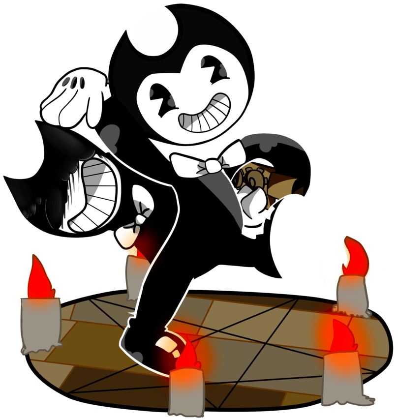 Bendy And The Ink Machine - Bendy And The Ink Machine Satanic Clipart (809x854), Png Download