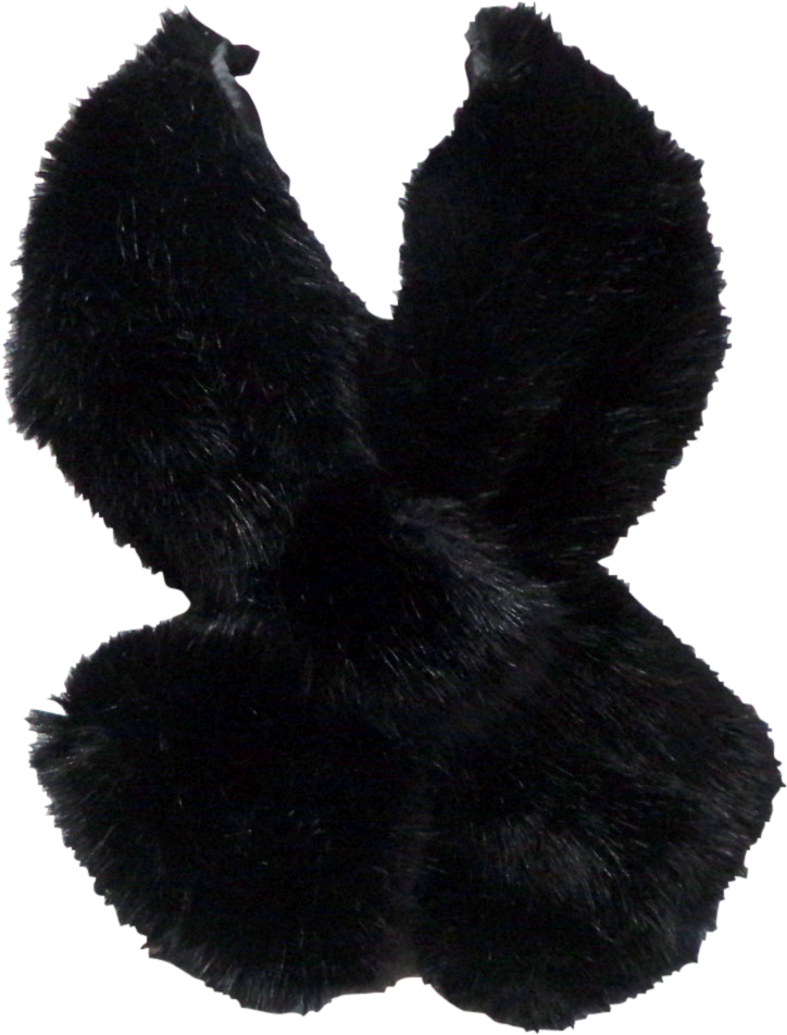 Clip Art Freeuse Stock Faux Fox Crossover Black Laura - Black Fur Scarf Transparent - Png Download (951x951), Png Download