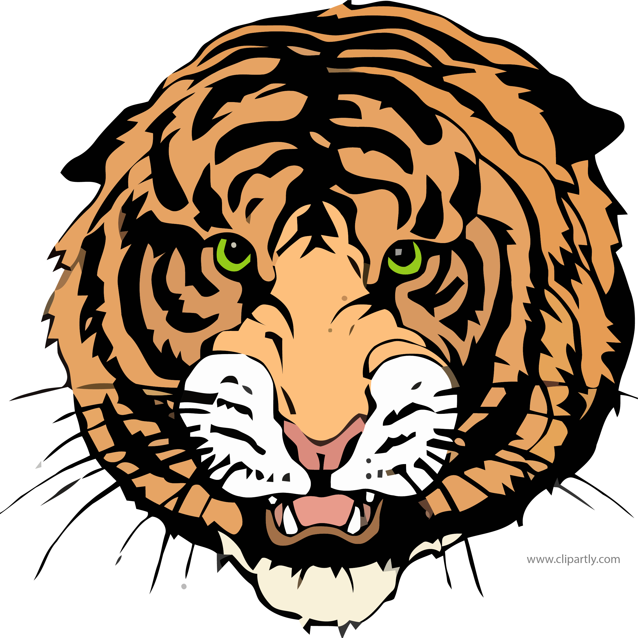 Other Tigger Face Clipart Png Image Download - American School For The Deaf Tiger Logo Transparent Png (2638x2638), Png Download