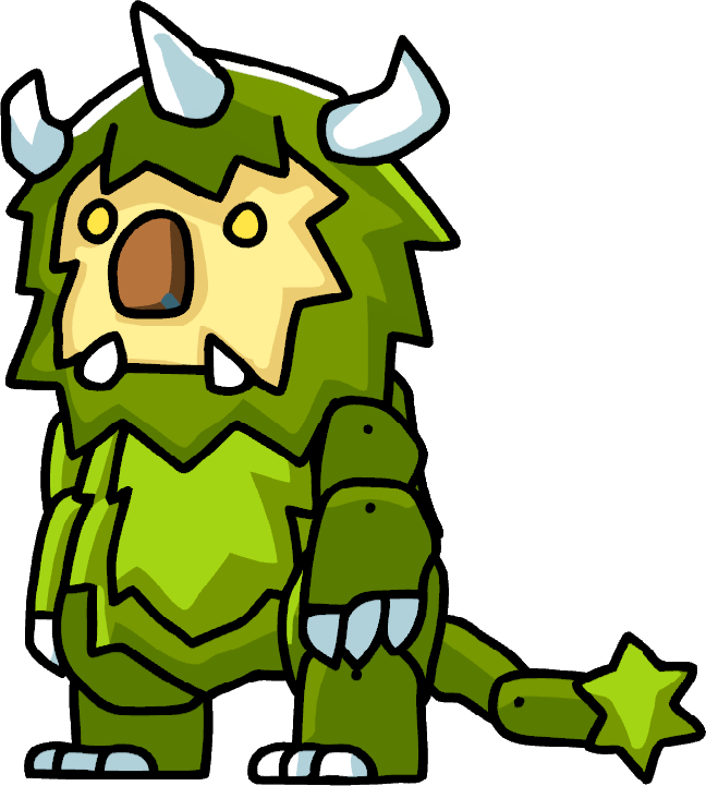 Monster - Scribblenauts Monster Clipart (648x721), Png Download