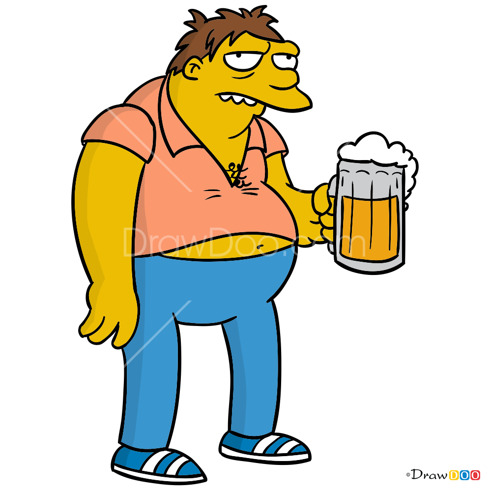 Barney Gumble Clipart (997x998), Png Download