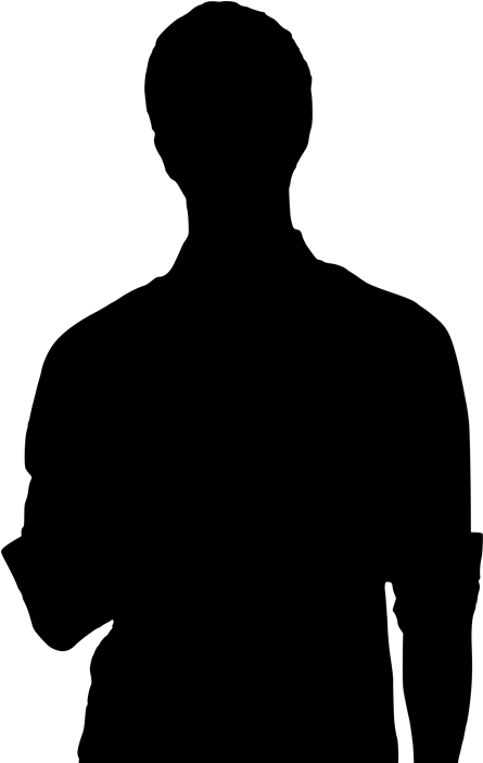 Hey, I Am Adam I Consult On Technology For Great Companies - Tall Skinny Man Silhouette Clipart (578x746), Png Download